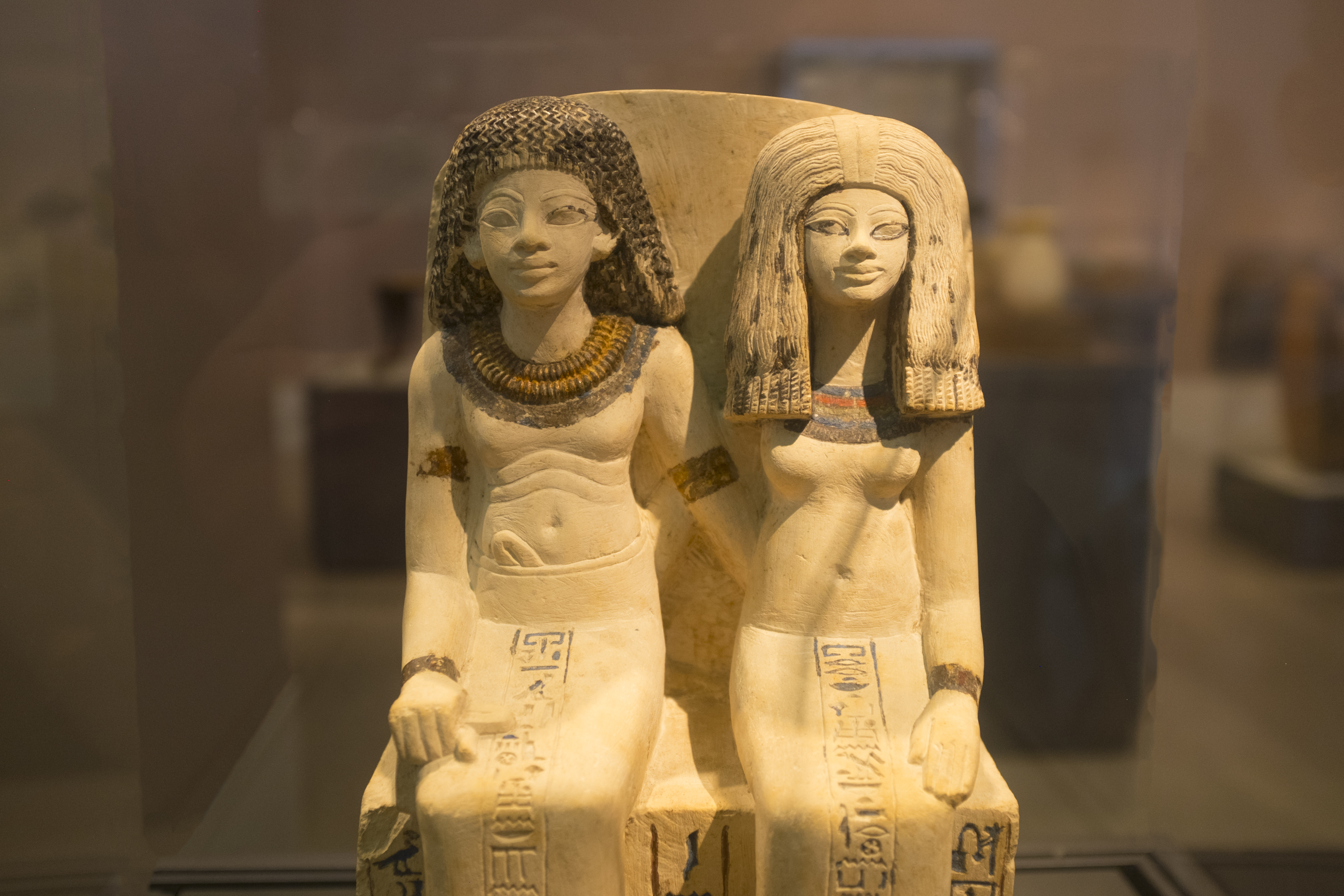 Yuny and his wife Renenutet New Kingdom, 19th Dynasty (specifically during the reign of Seti I, around 1294–1279 B.C
