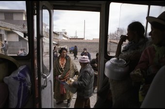 Arriving at Labrang