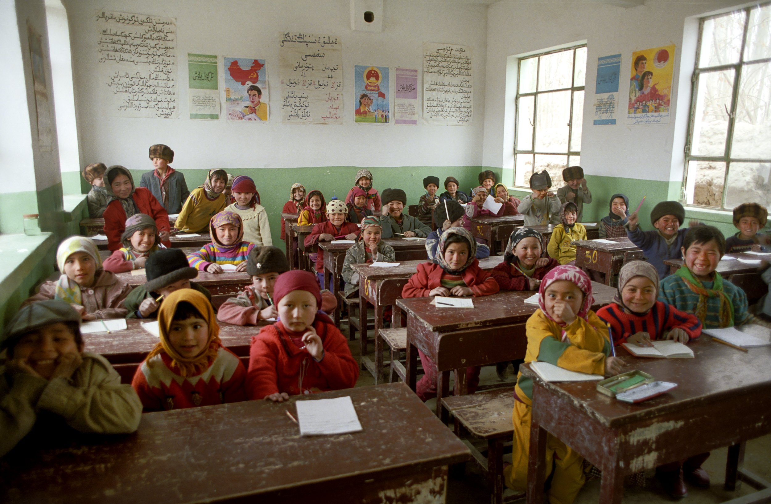 school kids khotan